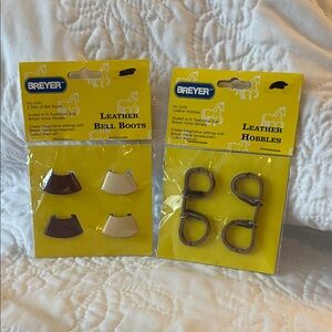 Breyer Leather Bell Boots & Hobbles Set -
